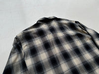 90s Polo Ralph Lauren Shadow Plaid Western Shirt XXL Black&White