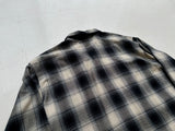 90s Polo Ralph Lauren Shadow Plaid Western Shirt XXL Black&White