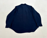 90s Polo Ralph Lauren 100%Linen L/S Shirt L DeepNavy