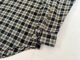 90s Polo Ralph Lauren TOURING Print Flannel L/S Shirt L Black