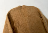 60s LordJeff Mohair Cardigan M Camel