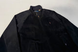 90s Polo Ralph Lauren Suede Drizzler Jacket L Black