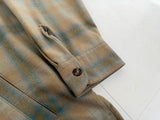 90s Pendleton Shadow Zip Plaid Jacket XXL LightBrown
