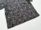 90s Polo Ralph Lauren CLAYTON Black Flower Shirt L