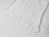 90s Polo Ralph Lauren CALDWELL Linen Loop Shirt L White