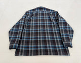 60s Pendleton Shadow Plaid Board Shirt L Gray