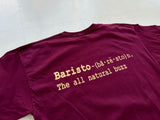 Vintage Haagen Dazs Logo T Shirt XL Burgundy