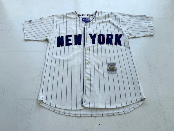 90s NY Yankees STARTER Striped Baseball Shirt XL