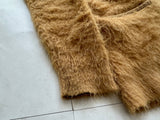 60s Kandahar Mohair Cardigan Goldenbrown