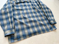 90s Pendleton Shadow Plaid Board Shirt XXL Blue