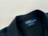 90s Polo Ralph Lauren MARLOWE Silk Cotton L/S Shirt XL Black
