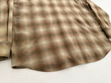 90s Pendleton Shadow Plaid Western Shirt XL Brown