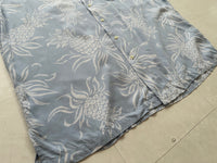90s Polo Ralph Lauren CLAYTON Hawaiian Rayon Loop Shirt XL SkyBlue