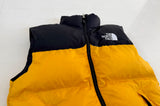 90s The North Face Puffer Nuptse Vest L Yellow