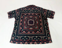 90s Polo Ralph Lauren VINTAGE CAMP Big Paisley Loop Shirt L