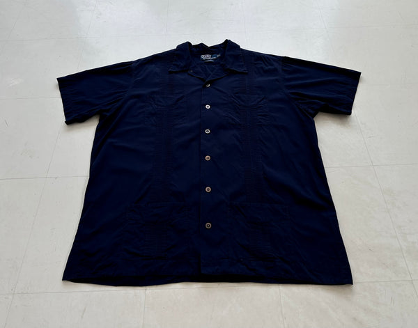 90s Polo Ralph Lauren JAVA Cuba Shirt XL DeepNavy