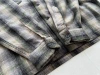 90s Pendleton Shadow Plaid Board Shirt XL Ivory&Khaki