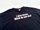 Used Message T-shirt XXL Black