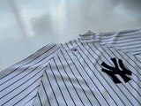 90s Majestic NY Yankees Jersey XL White Striped