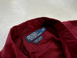 90s Polo RalphLauren Lowell Sport L/S Shirt M Burgundy