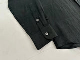 Ralph Lauren Purple Label 100%Linen L/S Shirt M Black