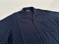 90s Polo Ralph Lauren CLAYTON PolkaDot Rayon Loop shirt XL