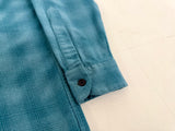 90s Pendleton Shadow Plaid Board Shirt M Turquoise