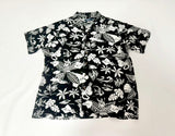 90s Polo Ralph Lauren Black Hawaiian Shirt XL
