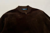 90s Polo Ralph Lauren Suede Bomber Jacket XL