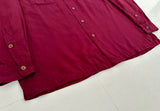 90s Polo Ralph Lauren Rayon L/S Shirt M Burgundy