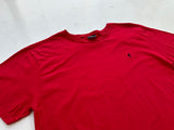 90s Polo Ralph Lauren Blank T-shirt L Red