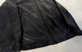 90s Polo Ralph Lauren Leather SwingTop jacket L Black