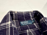 90s Polo Ralph Lauren Plaid L/S Shirt L Navy