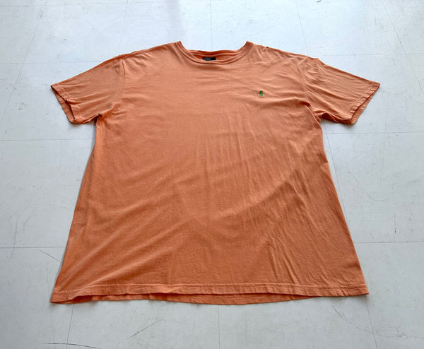 90s Polo Ralph Lauren Blank T-shirt XL Orange