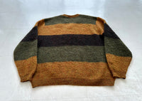 60s TOWNE AND KING V neck Mohair Sweater L Border