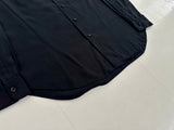 90s Polo Ralph Lauren Silk Cotton Linen L/S Shirt M Black
