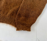 60s Sears Mohair Cardigan M DeepBrown