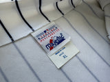 90s Majestic NY Yankees Jersey XL White Striped