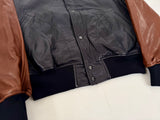90s Polo Ralph Lauren Leather Varsity Jacket L