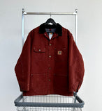 90s Carhartt Chore Coat L Burgundy