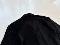 90s Polo Ralph Lauren ESTATE Velour L/S Shirt XL Black