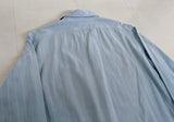 90s Polo Ralph Lauren Striped Work Shirt XL SkyBlue
