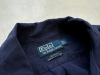90s Polo Ralph Lauren CALDWELL Loop Shirt L DeepNavy