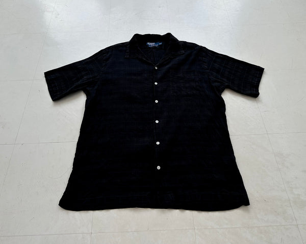 M 90s Ralph Lauren Shirt CALDWELL クリーム 馬