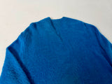 60s CAMPUS Mohair Cardigan L RoyalBlue