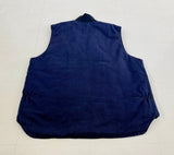 90s Carhartt Duck Vest XL Blue VQ182