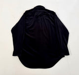 90s Polo Ralph Lauren LOWELL SPORT Velour L/S Shirt M Black