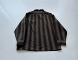 60s Pendleton Shadow Plaid Striped Loop Shirt XL