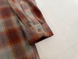90s Pendleton Shadow Plaid Board Shirt L Brick