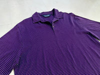 90s POLO GOLF SquareDot Polo Shirt M Purple